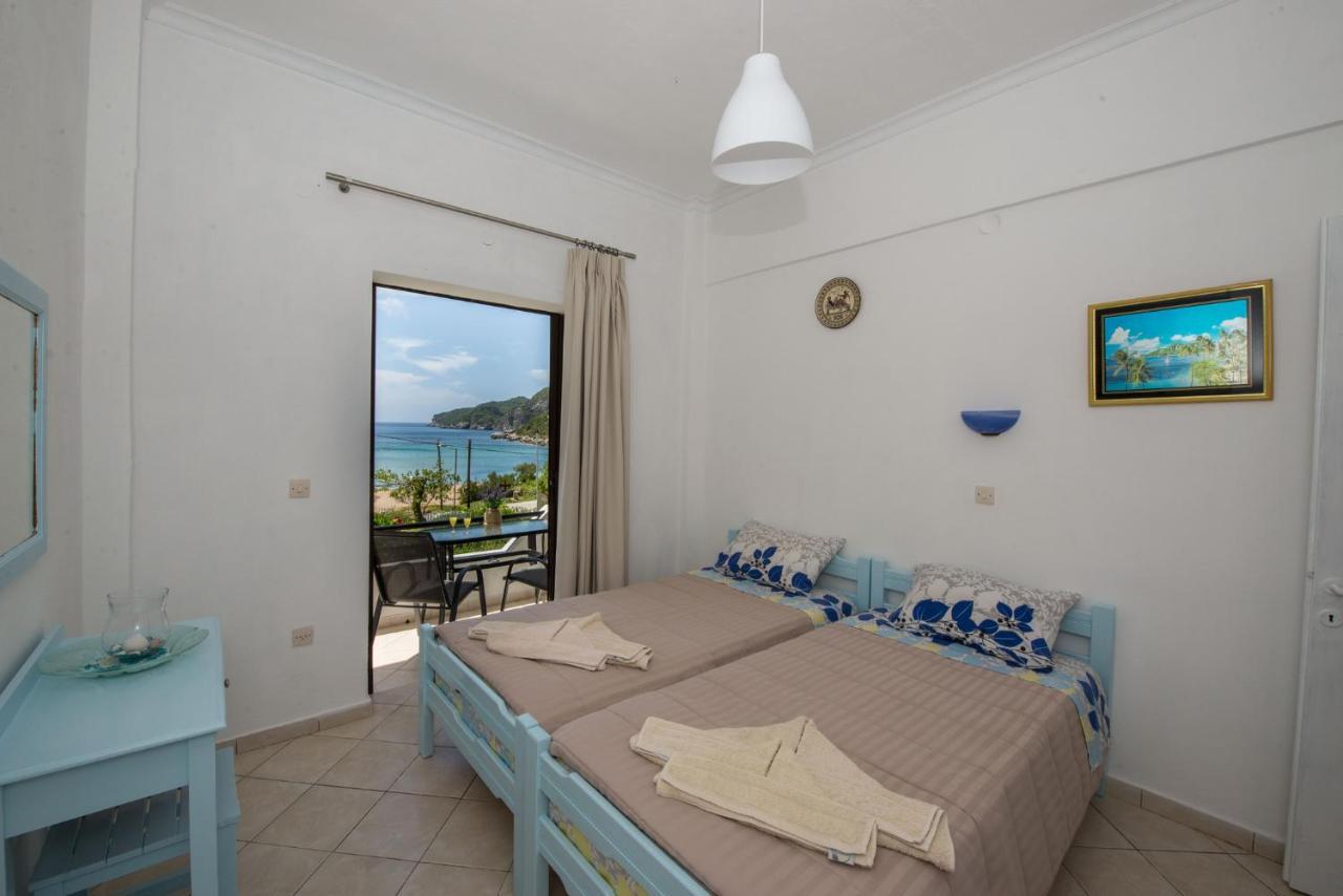 Spiros And Polyxeni Apartments Afión エクステリア 写真